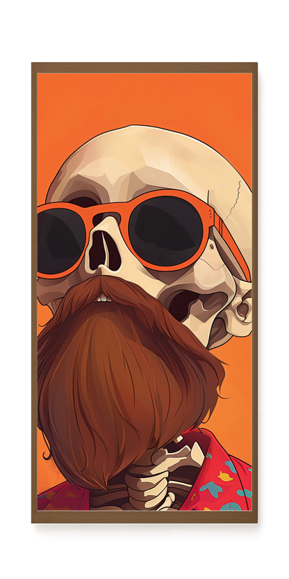Artistic Skull Canvas Wall Art