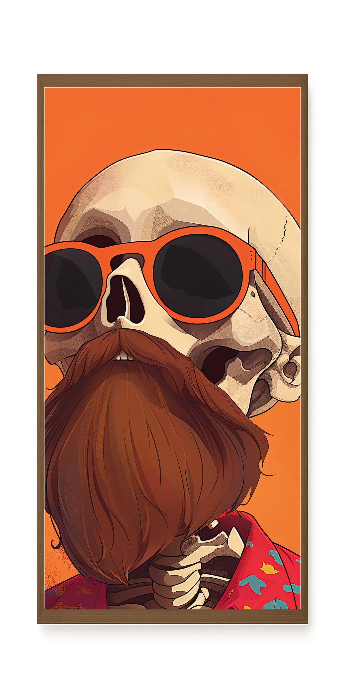 Artistic Skull Canvas Wall Art