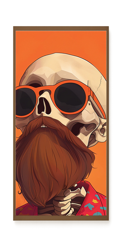 Artistic Skull Canvas Wall Art
