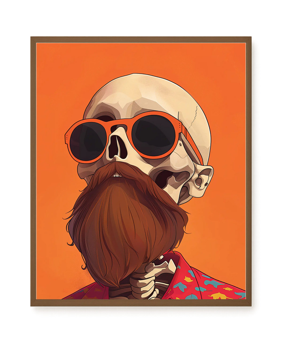 Artistic Skull Canvas Wall Art
