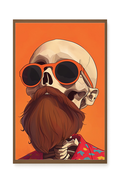 Artistic Skull Canvas Wall Art