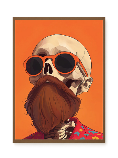 Artistic Skull Canvas Wall Art