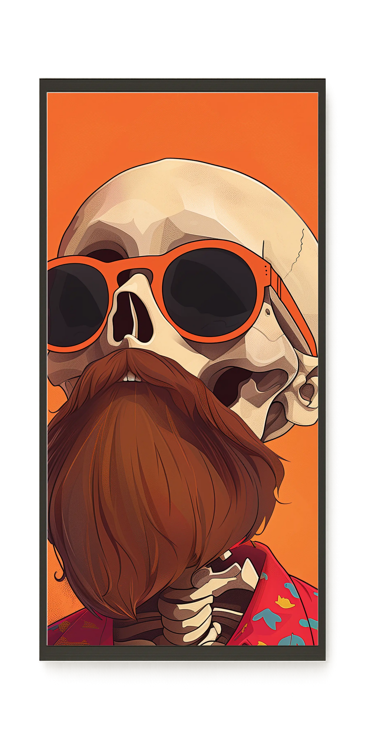 Artistic Skull Canvas Wall Art