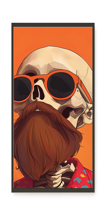 Artistic Skull Canvas Wall Art