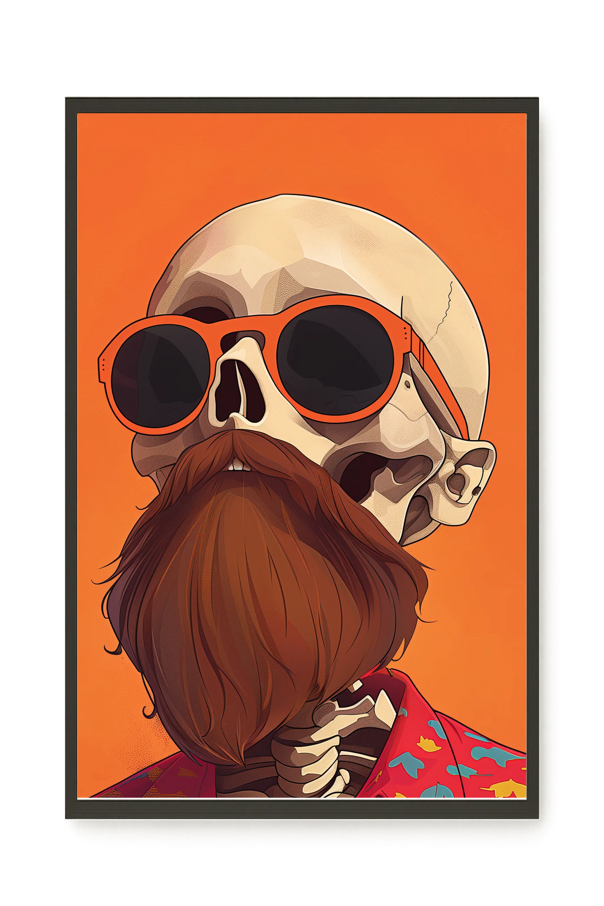 Artistic Skull Canvas Wall Art