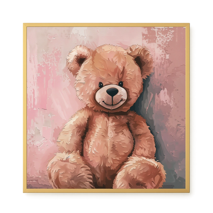 Pink Teddy Bear Canvas Print