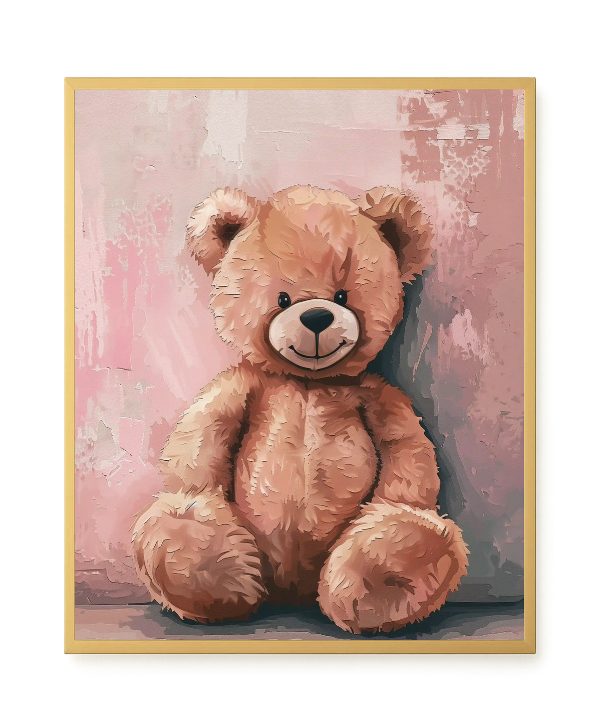 Pink Teddy Bear Canvas Print