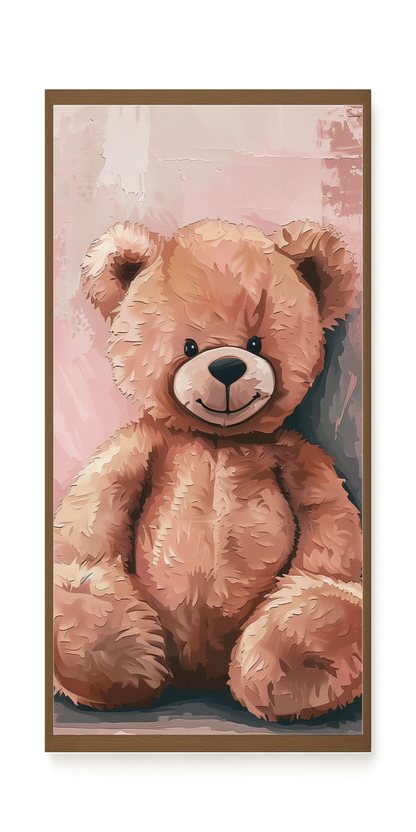 Pink Teddy Bear Canvas Print