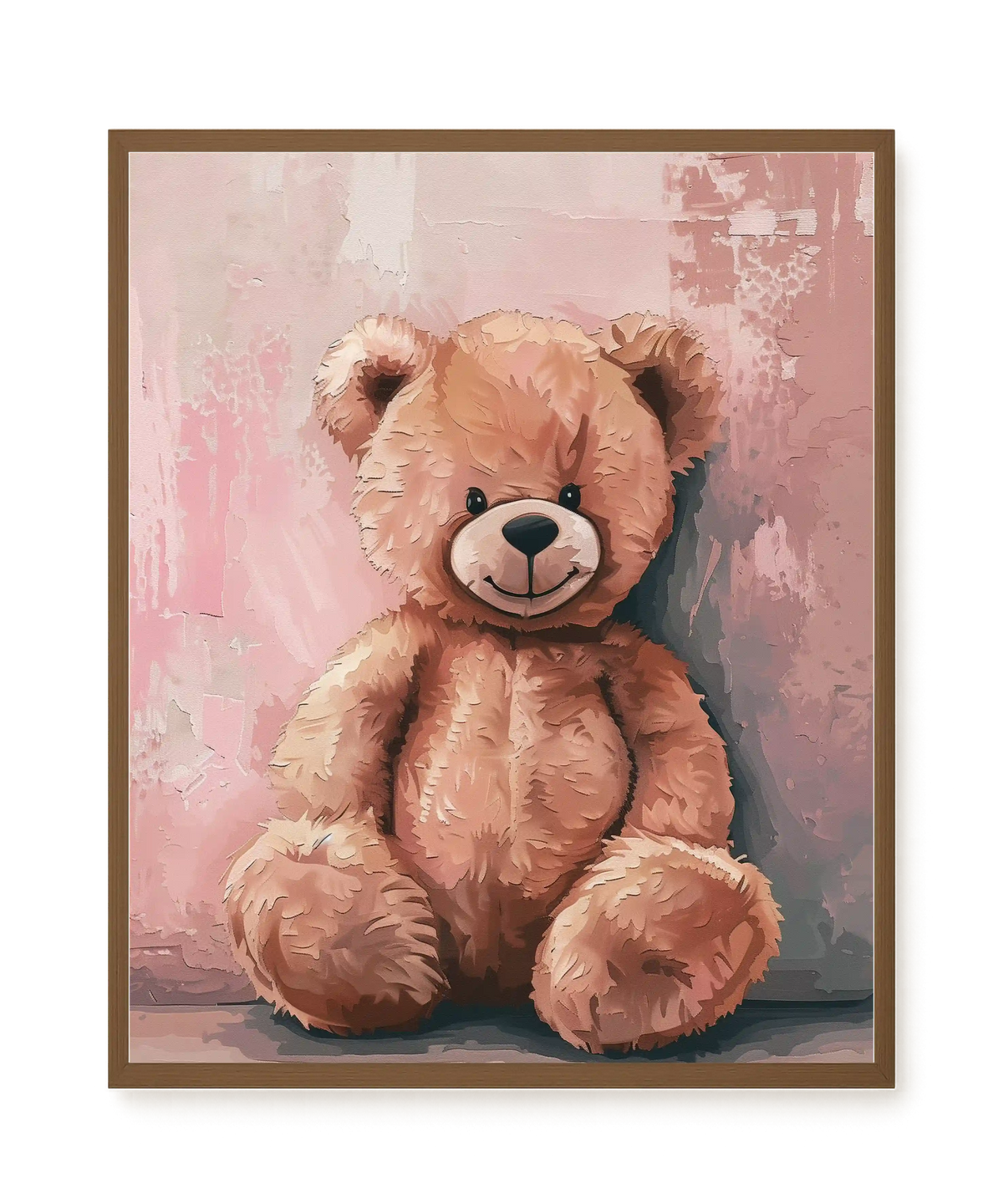 Pink Teddy Bear Canvas Print