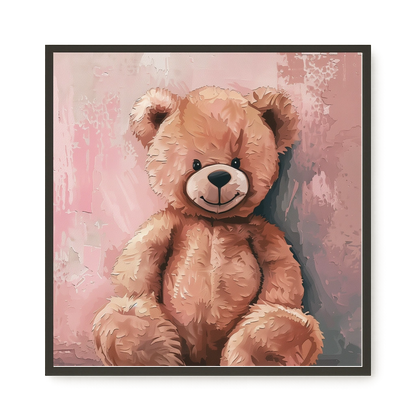 Pink Teddy Bear Canvas Print