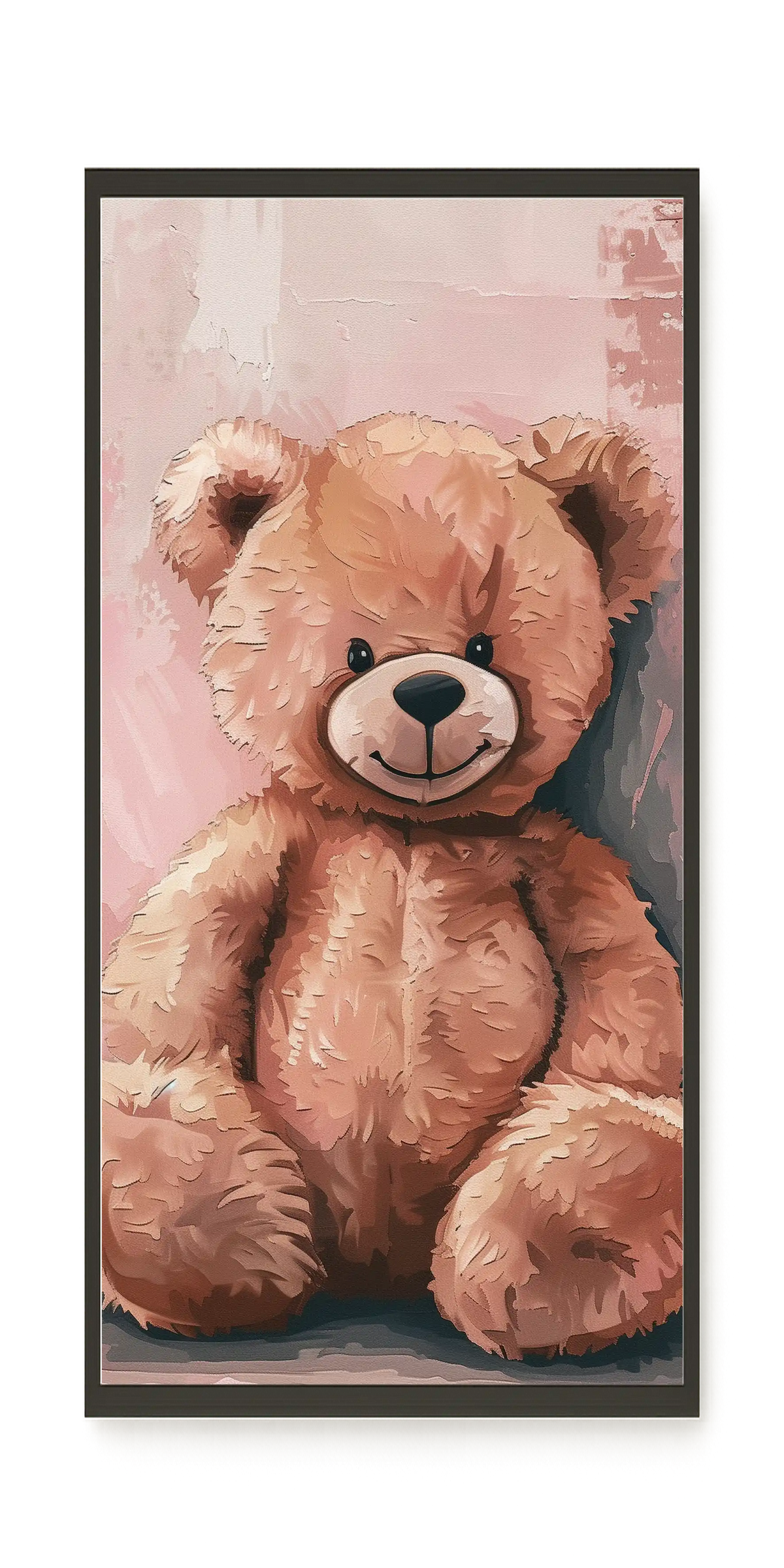 Pink Teddy Bear Canvas Print