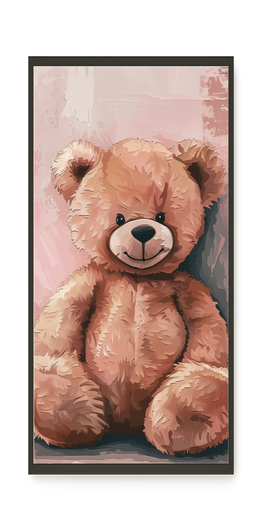 Pink Teddy Bear Canvas Print