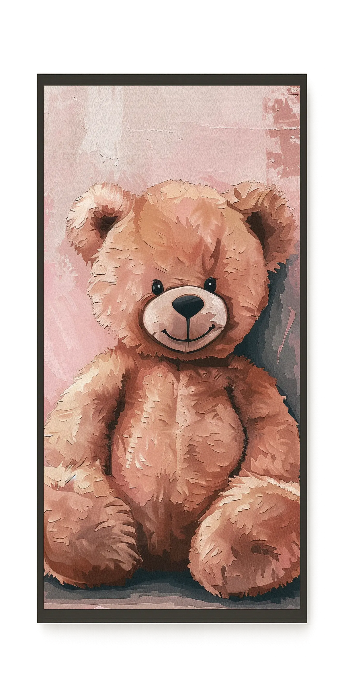 Pink Teddy Bear Canvas Print