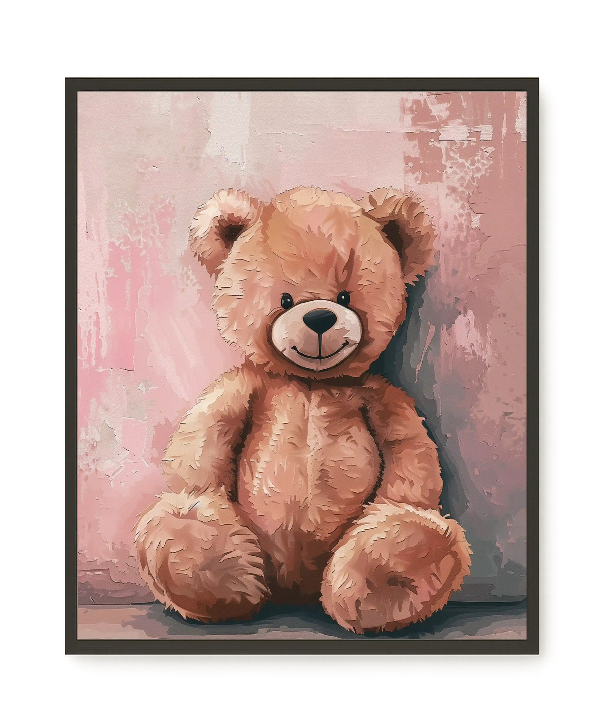 Pink Teddy Bear Canvas Print