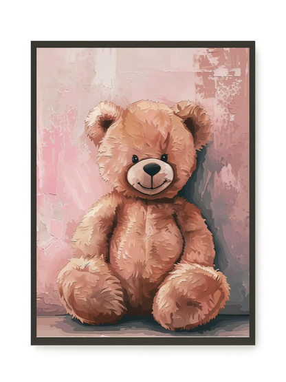 Pink Teddy Bear Canvas Print