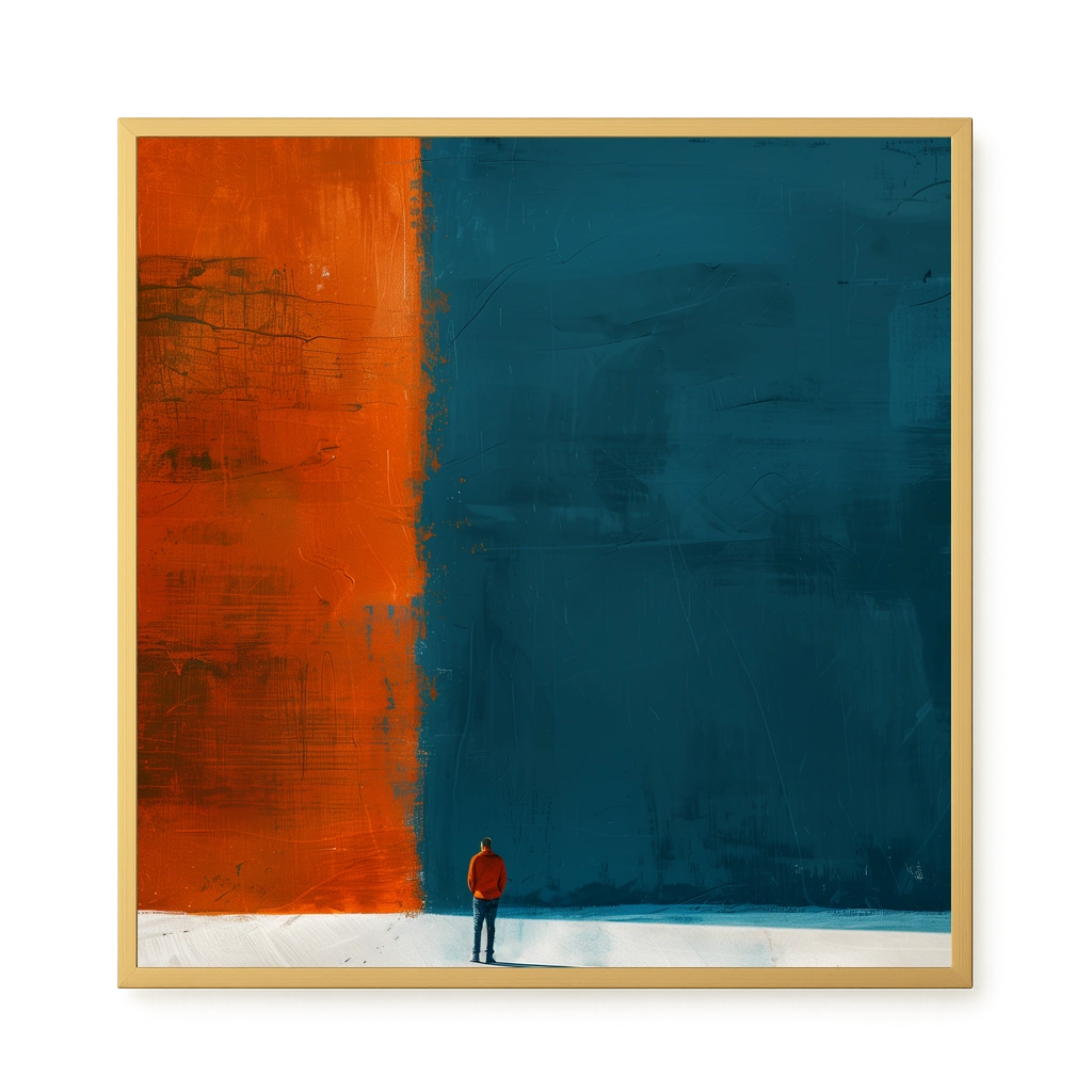 Confronting Duality Canvas Wall Art
