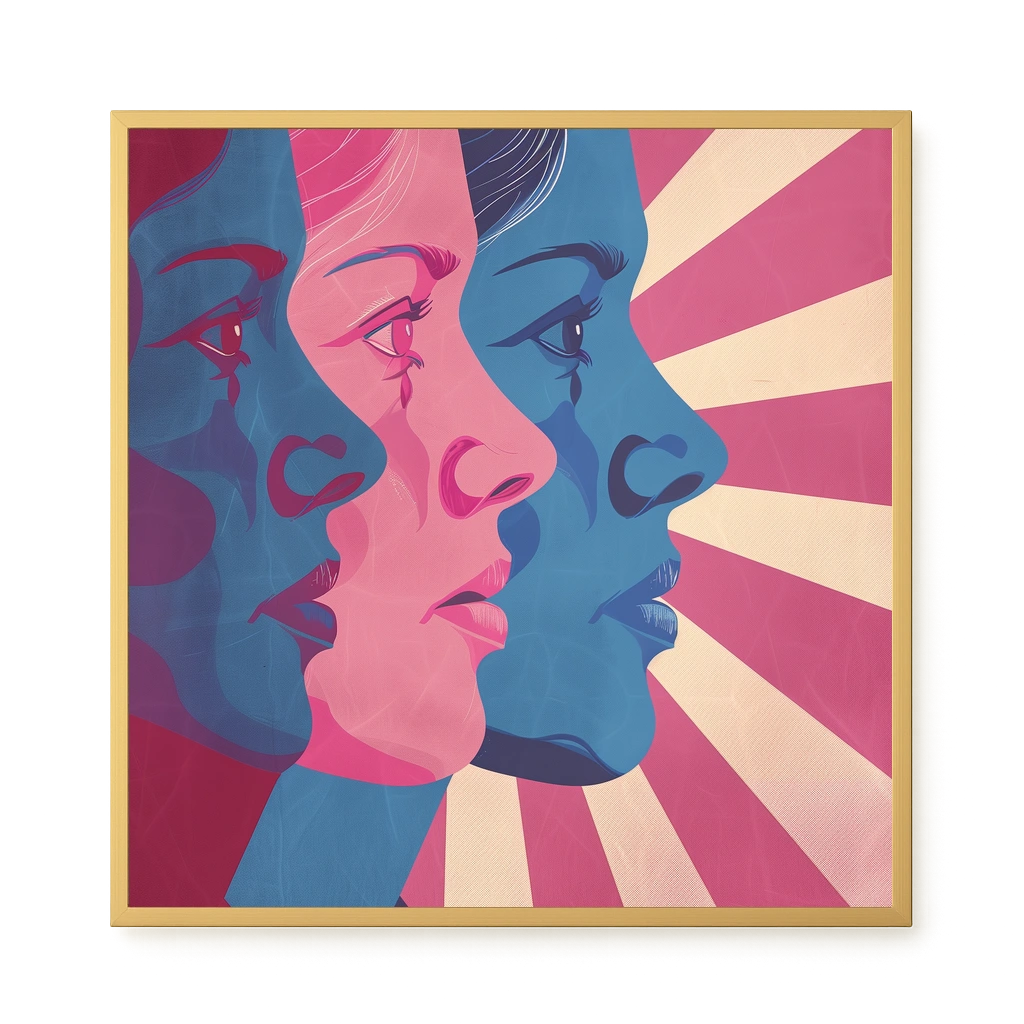 Multiple Identities Canvas Wall Art