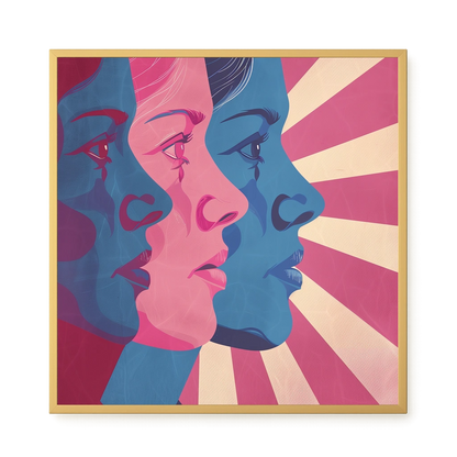 Multiple Identities Canvas Wall Art
