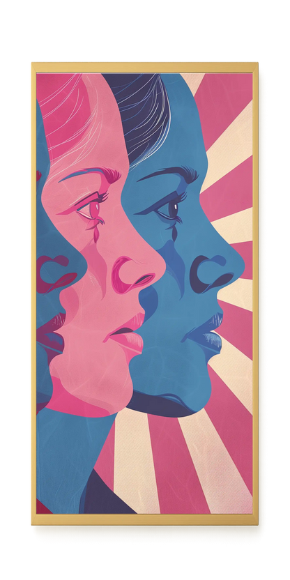 Multiple Identities Canvas Wall Art