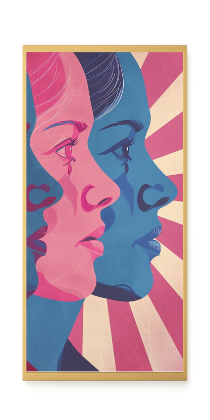 Multiple Identities Canvas Wall Art