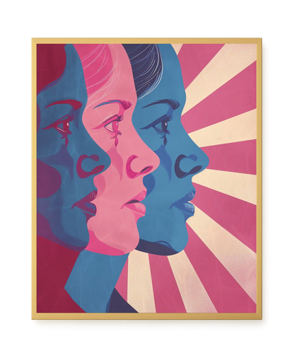 Multiple Identities Canvas Wall Art
