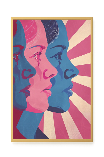 Multiple Identities Canvas Wall Art