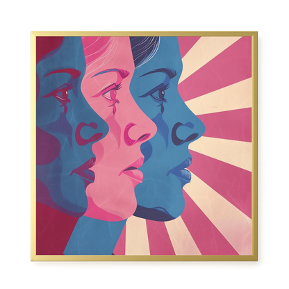 Multiple Identities Canvas Wall Art