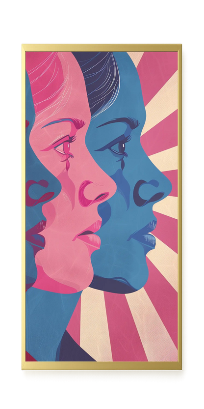 Multiple Identities Canvas Wall Art