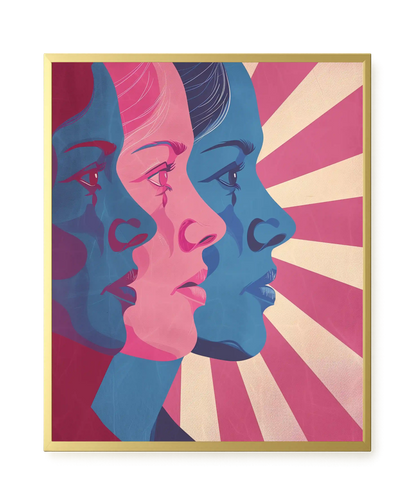Multiple Identities Canvas Wall Art