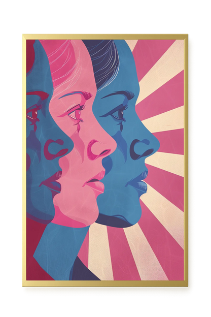 Multiple Identities Canvas Wall Art