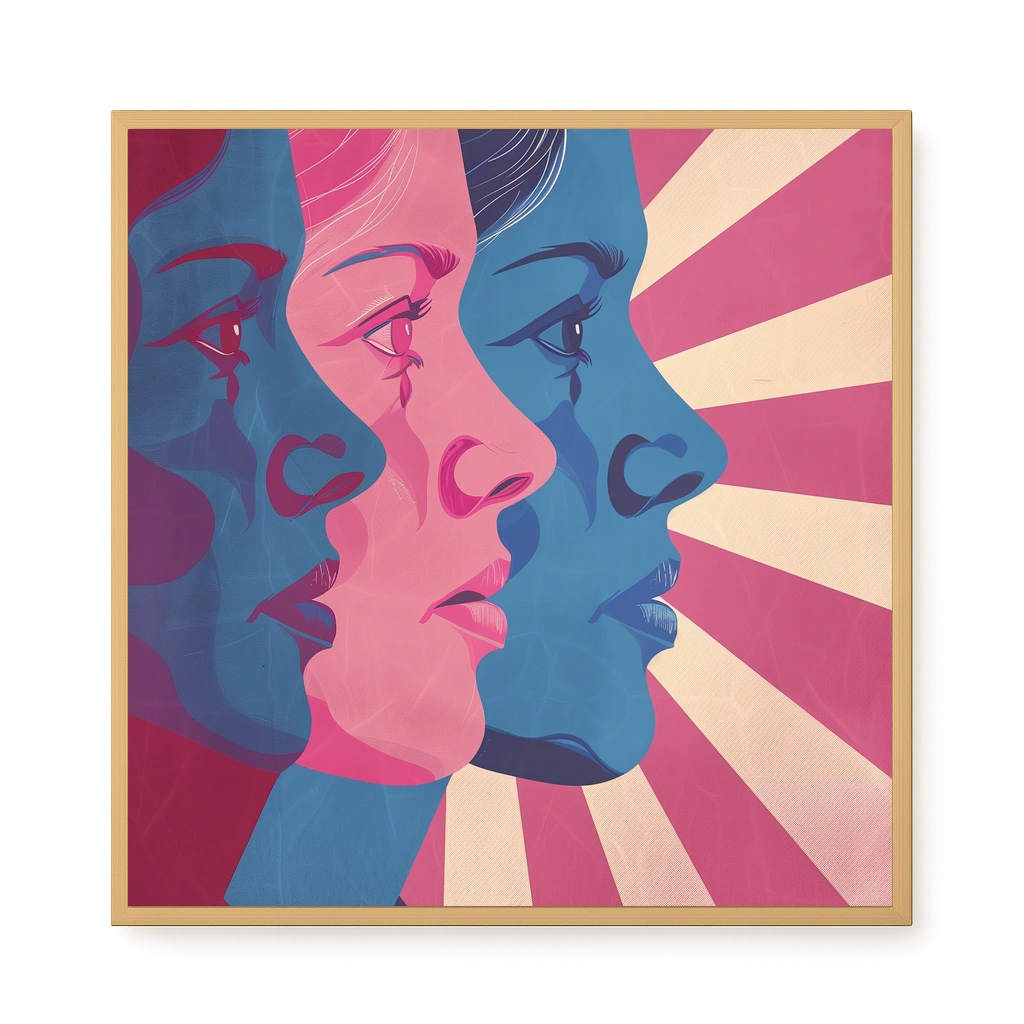 Multiple Identities Canvas Wall Art