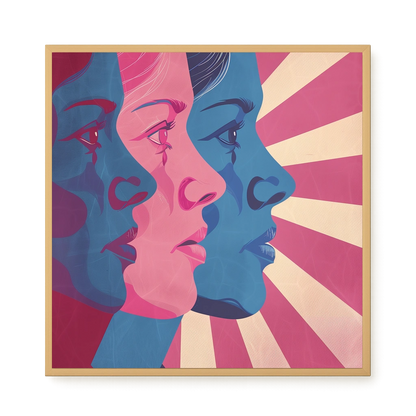 Multiple Identities Canvas Wall Art