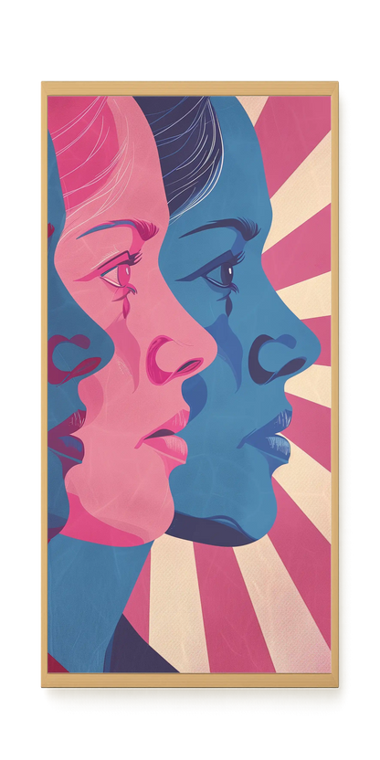 Multiple Identities Canvas Wall Art