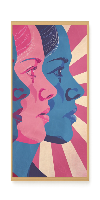 Multiple Identities Canvas Wall Art