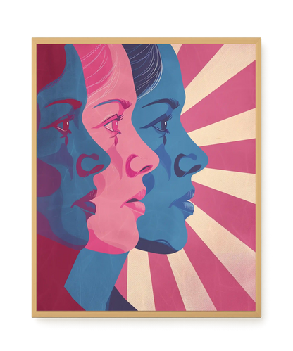 Multiple Identities Canvas Wall Art