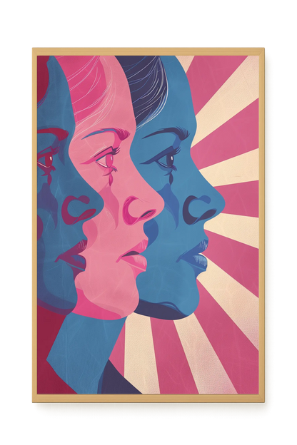 Multiple Identities Canvas Wall Art