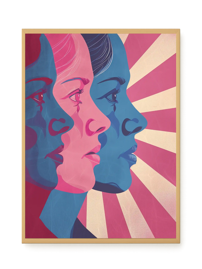 Multiple Identities Canvas Wall Art