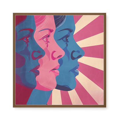 Multiple Identities Canvas Wall Art