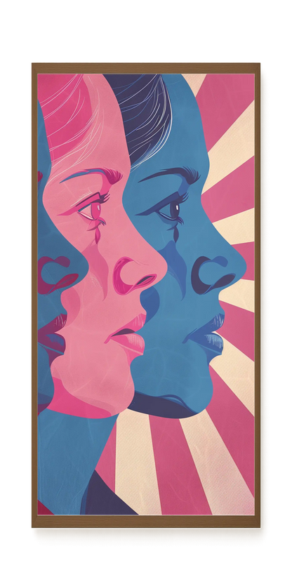 Multiple Identities Canvas Wall Art