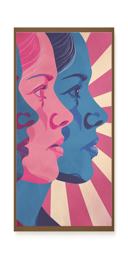 Multiple Identities Canvas Wall Art
