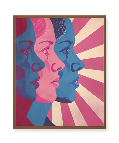 Multiple Identities Canvas Wall Art