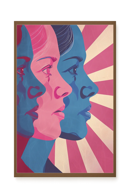 Multiple Identities Canvas Wall Art