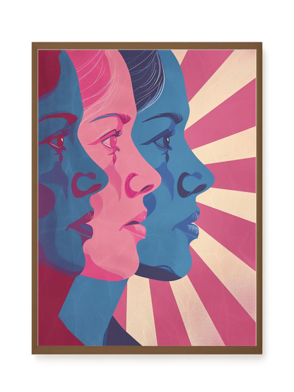 Multiple Identities Canvas Wall Art
