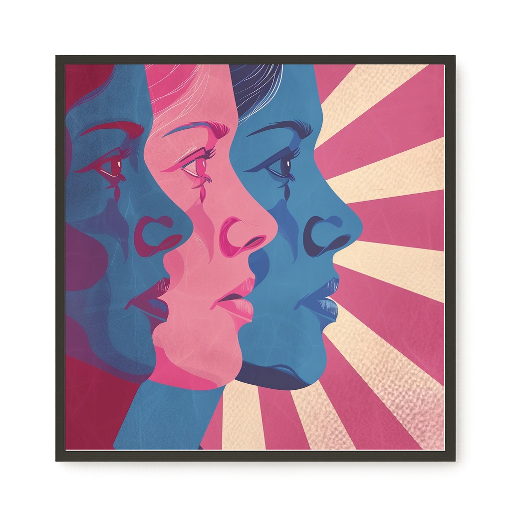 Multiple Identities Canvas Wall Art