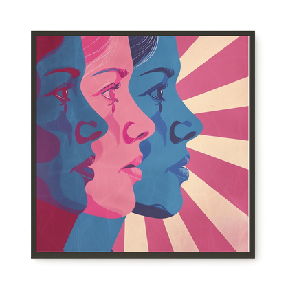 Multiple Identities Canvas Wall Art