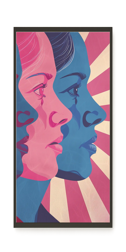 Multiple Identities Canvas Wall Art