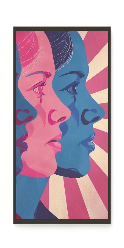 Multiple Identities Canvas Wall Art