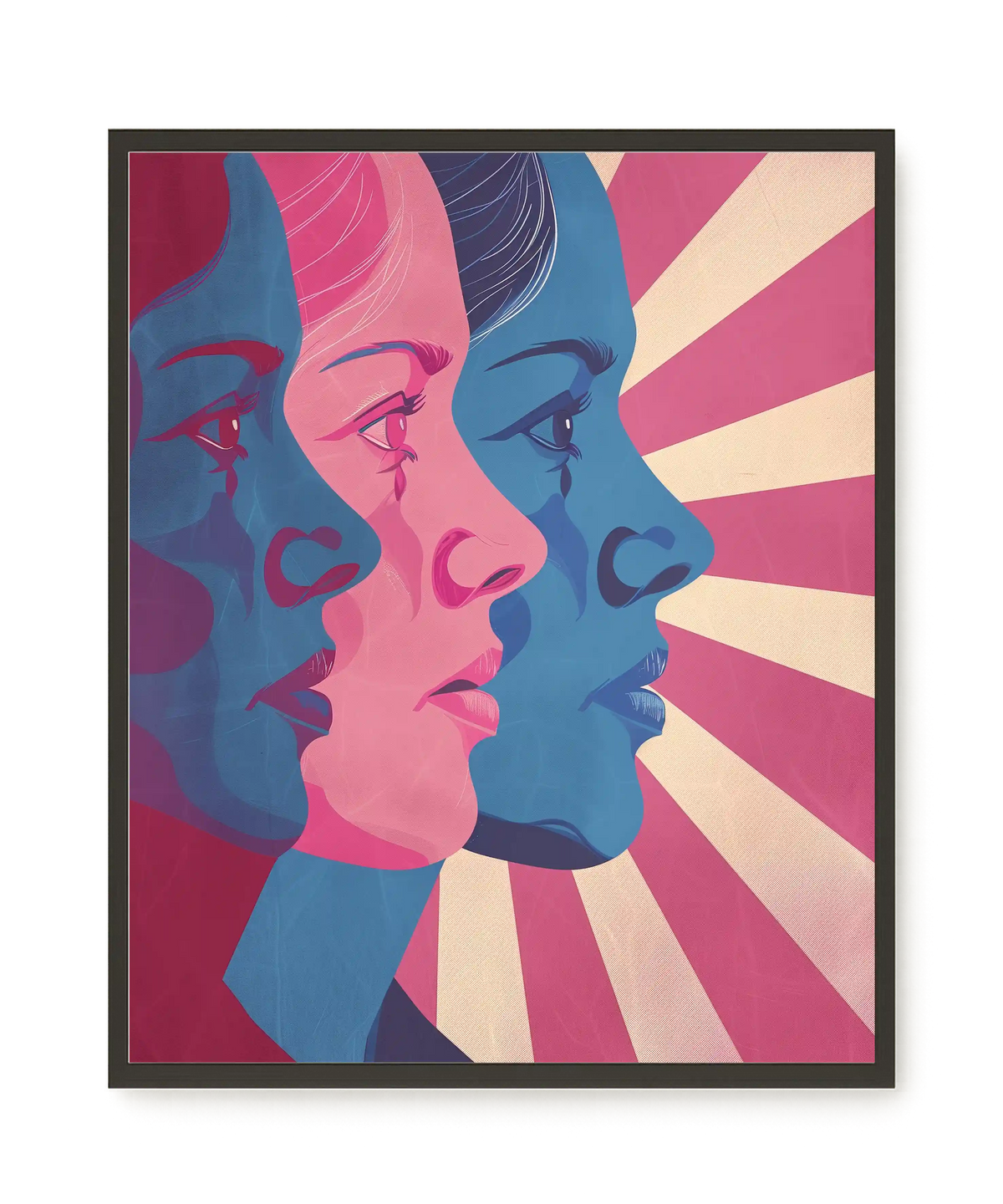 Multiple Identities Canvas Wall Art