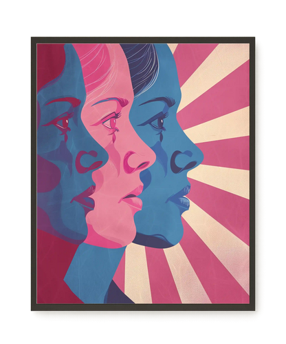 Multiple Identities Canvas Wall Art