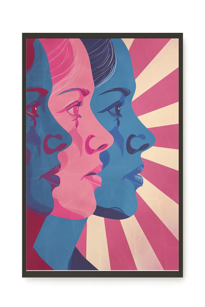 Multiple Identities Canvas Wall Art